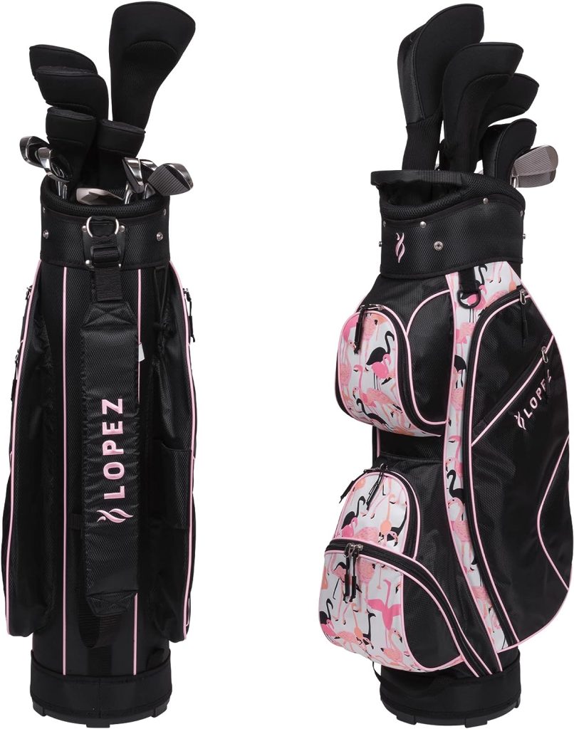 Nancy Lopez Golf - Ashley 18PC Complete Golf Clubs, Cart Bag Package Set