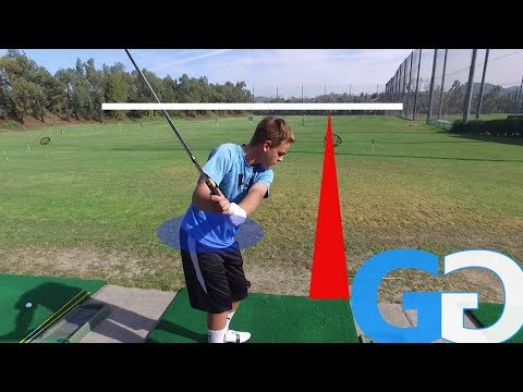 Golf Tips: Wedge work left arm more inside and on plane junior golf lesson