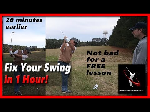 How to Fix Your Entire Golf Swing in 1 Hour – RotarySwing.com