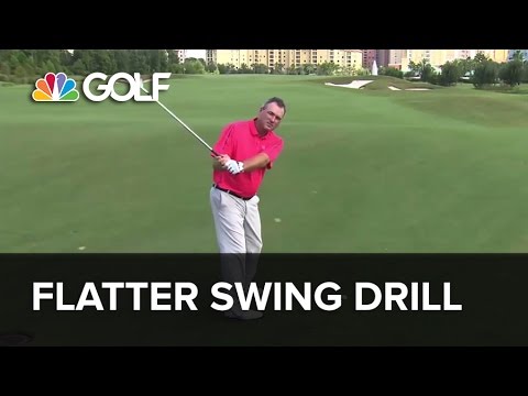 Flatter Swing Drill – SwingFix | Golf Channel