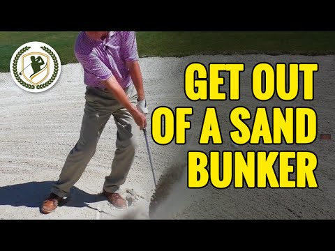 HOW TO GET OUT OF A SAND BUNKER IN GOLF – SIMPLE TECHNIQUES!