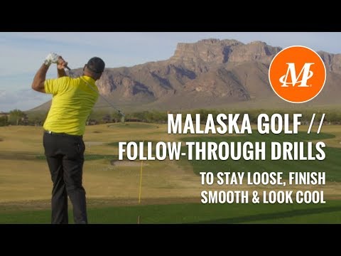 Malaska Golf // Swing Drill to Keep Loose (and Look Cool) Finishing Your Golf Swing
