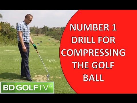 Number 1 Drill for Compressing the golf ball