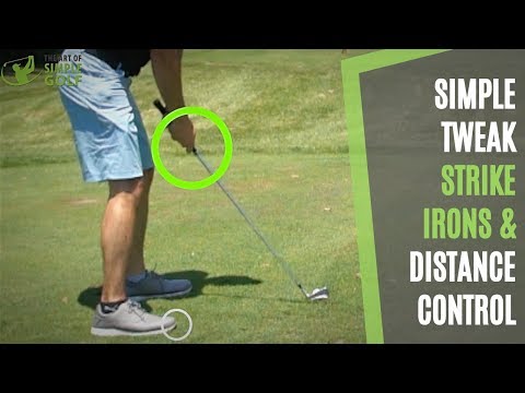 GOLF TIP – STAND CLOSER TO STAND TO BALL WITH IRONS FOR STRIKE AND DISTANCE CONTROL