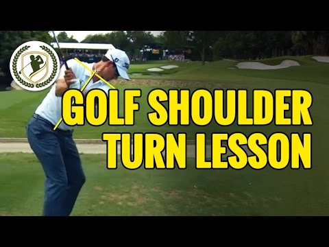 Golf Tips – Shoulder Turn Lesson With Video Swing Analysis