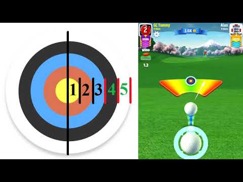 Golf Clash tips, Wind Guide – Learn the ringsystem! Including Elevation, Min-Mid-Max and Powerball