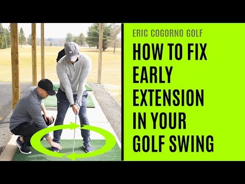 GOLF: How To Fix Early Extension In Your Golf Swing – Golf Lesson