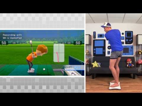 Wii Fit U – Golf Driving Range Gameplay