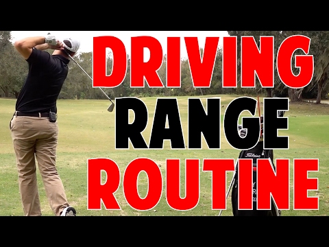 Golf Warmup Routine | Pre Round Driving Range Routine