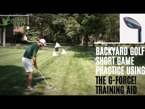 Golf Backyard Practice Game And Stop Chipping Yips With The G-Force Training