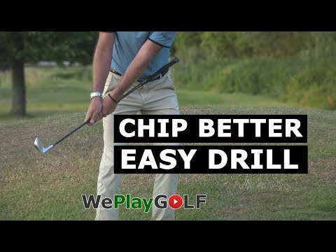 Best GOLF drill for CHIPPING! Never SCOOP the ball anymore!