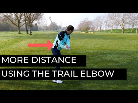 TRAIL ELBOW LEADS THE WAY TO MORE DISTANCE IN THE GOLF SWING
