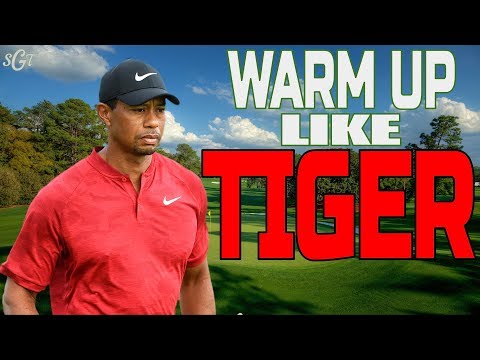 Warm Up Like Tiger Woods! Pre Round Practice Routine