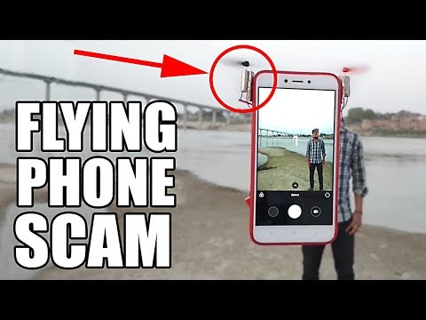 FLYING PHONE SCAM EXPOSED (so I built a REAL one)