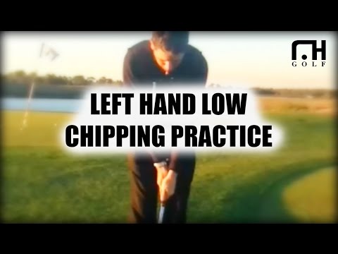 Pete Cowan Drill: Left Hand Low Chipping Practice