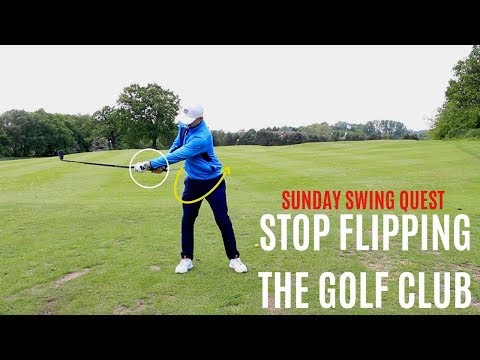 STOP FLIPPING THE GOLF CLUB DRILL