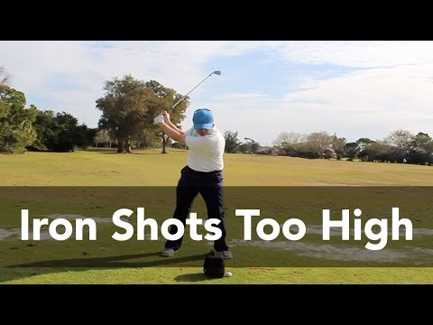 How to Stop Hitting Irons Too High | Golf Instruction | My Golf Tutor