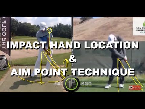 Golf Swing – Impact Hand Location & Aim Point Technique