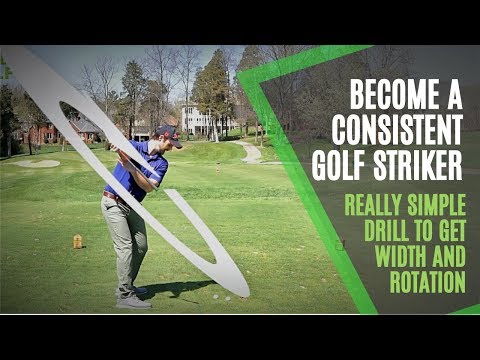 Golf Swing Plane Drill for Consistent Width and Rotation