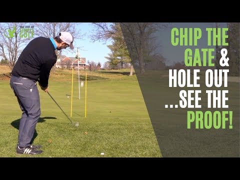 Best Golf Chipping Practice and A Hole Out | How To Chip in The Hole