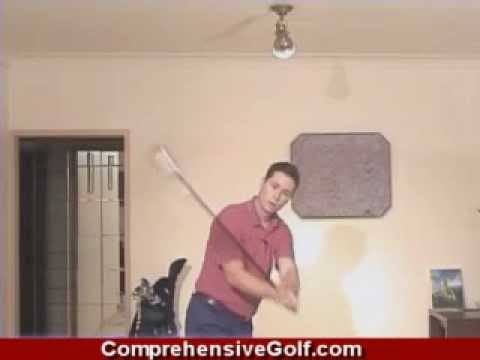 Golf swing tips. Backswing top half. How to golf video tips 4