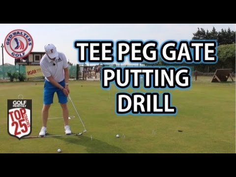 Golf Tips – Tee Peg Gate Putting Drill