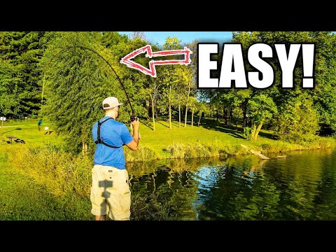 Bass Fishing for Beginners: How to EFFORTLESSLY Overhand Cast a Baitcaster (ROD ACTION TIP)