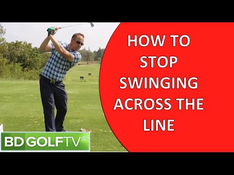 #1 DRILL TO STOP SWINGING ACROSS THE LINE