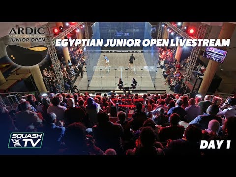 Squash: ARDIC Egyptian Junior Open – Day 1 Livestream