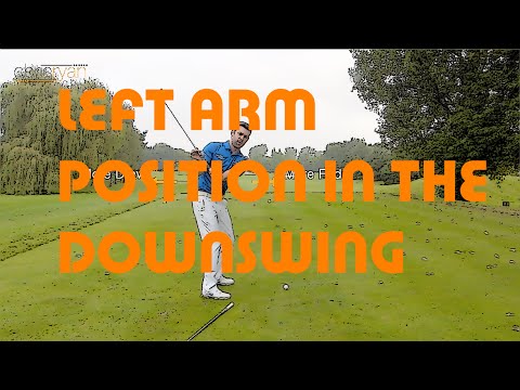 LEFT ARM POSITION IN THE DOWNSWING