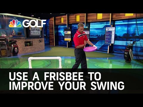 Frisbee Drill to Improve Your Swing | Golf Channel