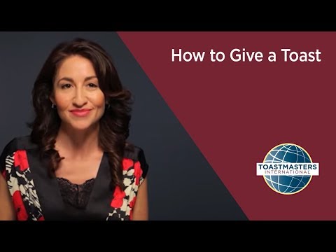 How to Give a Toast