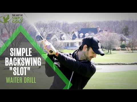 Backswing Plane Made Simple With The Waiter Drill!