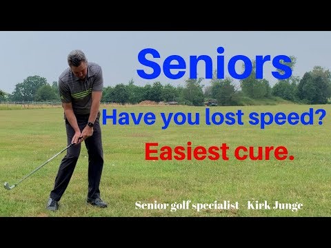 Simple lesson for Senior golfers who have lost distance on their golf shots