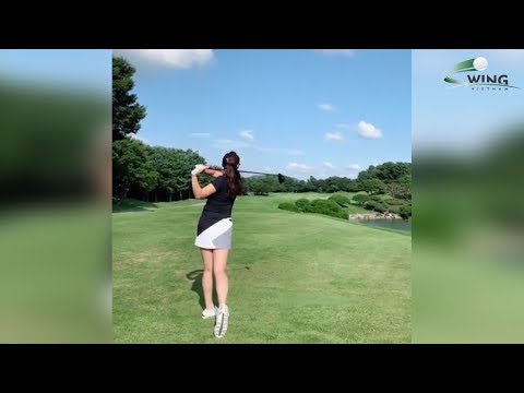KLPGA GOLF GIRL PARK JUNG EUN Golf Swing – 🤗 good driver shot 🎶   | SWING VIETNAM