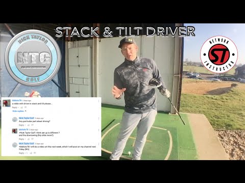 STACK AND TILT GOLF SWING WITH THE DRIVER | GOLF TIPS | LESSON 1