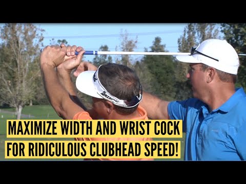 Max Out Your Width and Wrist Cock for Ridiculous Clubhead Speed!