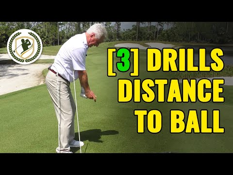 [3] GOLF DRILLS – HOW FAR SHOULD YOU STAND TO GOLF BALL?