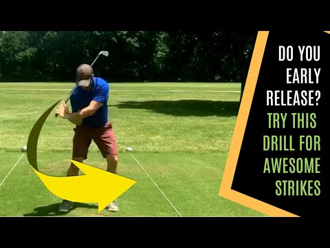 GOLF: DO YOU EARLY RELEASE? TRY THIS GOLF SWING SEQUENCE DRILL FOR POWER AND STRIKING