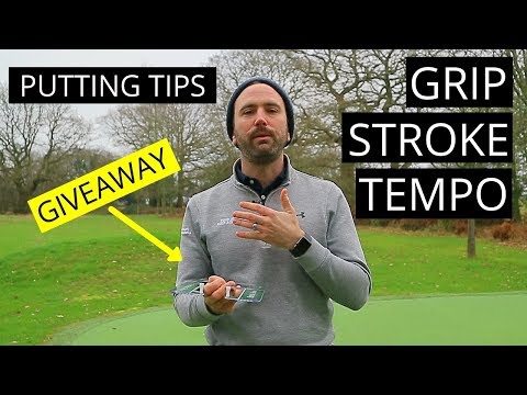 SIMPLE PUTTING TIPS ON GRIP, STROKE, TEMPO PLUS FREE GOLF TRAINING AID COMPETITION
