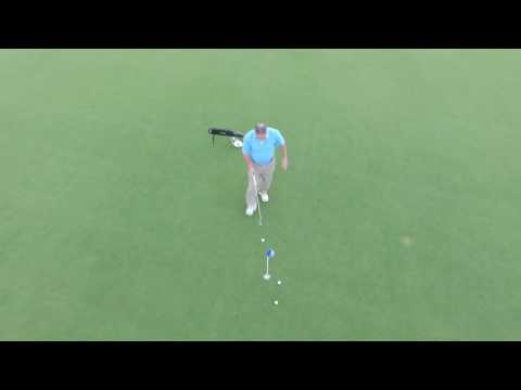 Golf Tips –  Putting Practice with a DJI Phantom 3  from Above