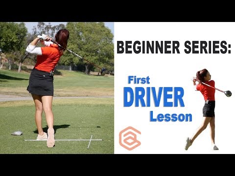 BEGINNER SERIES 007: First Driver Lesson | Golf with Aimee