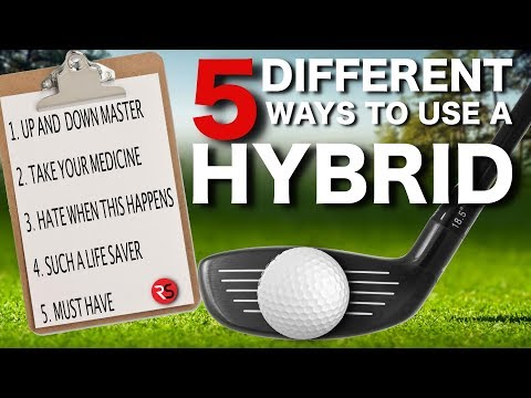 5 DIFFERENT ways to use a HYBRID on the golf course