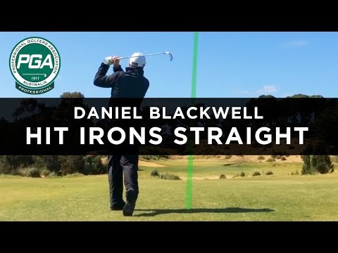 HIT IRONS STRAIGHT | Daniel Blackwell | PGA TV