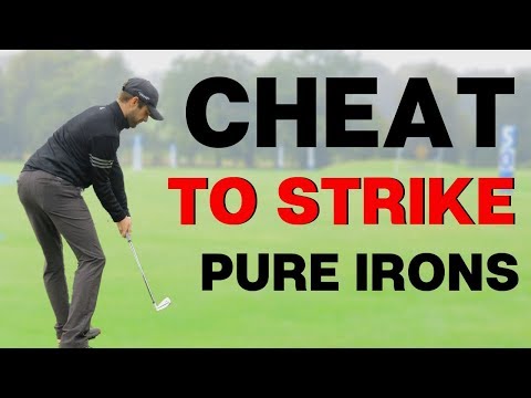 CHEAT TO STRIKE THE GOLF BALL PURE