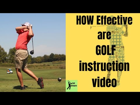 the effectiveness of golf instruction video