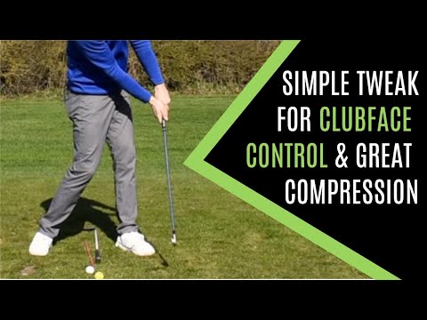 STOP FLIPPING AT IMPACT WITH THIS SIMPLE GOLF CLUBFACE CONTROL TWEAK FOR EFFORTLESS COMPRESSION