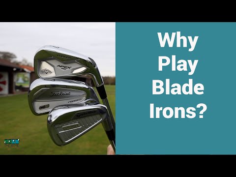 Why do Golf Professionals play blades?