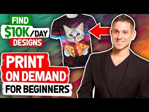 eCommerce Print On Demand For Beginners | How to Find $10k Designs (HACKS)