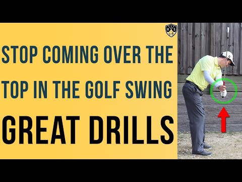 Great Drills To Stop Coming Over The Top In The Golf Swing